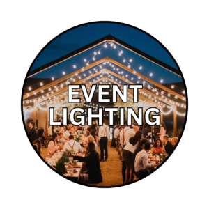 Nashville event lighting company, providing professional, experienced, high-quality lighting