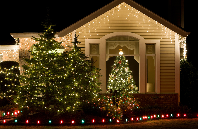 Moisture and exposure to outdoor elements can cause wear and tear on Christmas lights. Taking the time to check and maintain your lights will help ensure they last for the entire season.