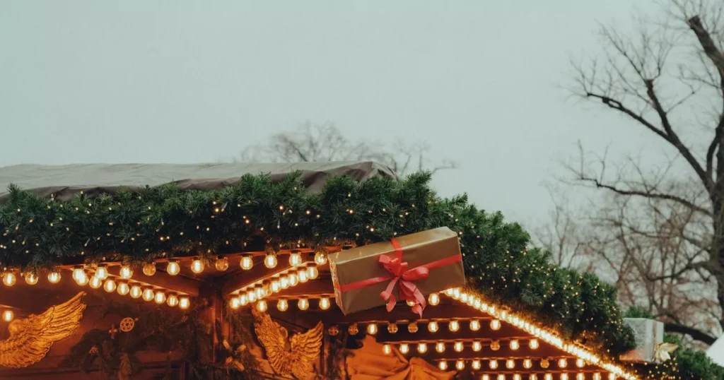 Before buying lights, assess the areas you want to decorate. Holiday lighting display planning should account for: